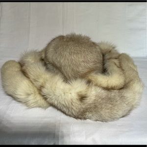 Vtg Fur Hat & Stole Original Box Hutzler’s